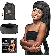 Bonnet Hair Dryer Attachment - Bonnet Hood Dryer with Headband That Reduces Heat Around Ears and ...