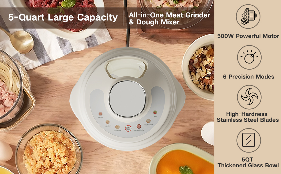 Hofenta Food Processors, Electric Food Chopper