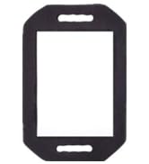 mpowtech Double Handle Mirror - Large Hand Held Mirror(16.14" x 9.84") Foam Barber Mirror Handhel...