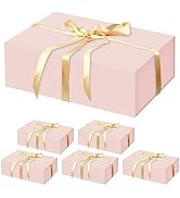 HavrePac 6 Pack Large Gift Boxes 13.8x9x4.3 Inches Luxury Gift Boxes with Lids,Magnetic Closure G...