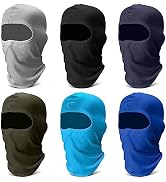 6 Pack Balaclava Ski Face Mask: Cooling Neck Gaiter Full Head Mask Face Cover