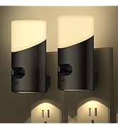 Lyridz LED Night Lights Plug into Wall with Motion Sensor, 1-150LM Dimmable Plug-in Nightlight In...