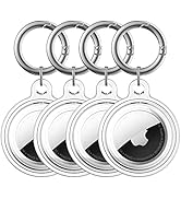 Waterproof Airtag Holder, DDJ 4 Pack Apple Airtag Keychain, AirTag Case for Dog Collar, Luggage, ...