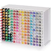 Loghot Marker Storage Organizer Marker Holder 180 Slots Marker Organizer for Desk with Removable ...