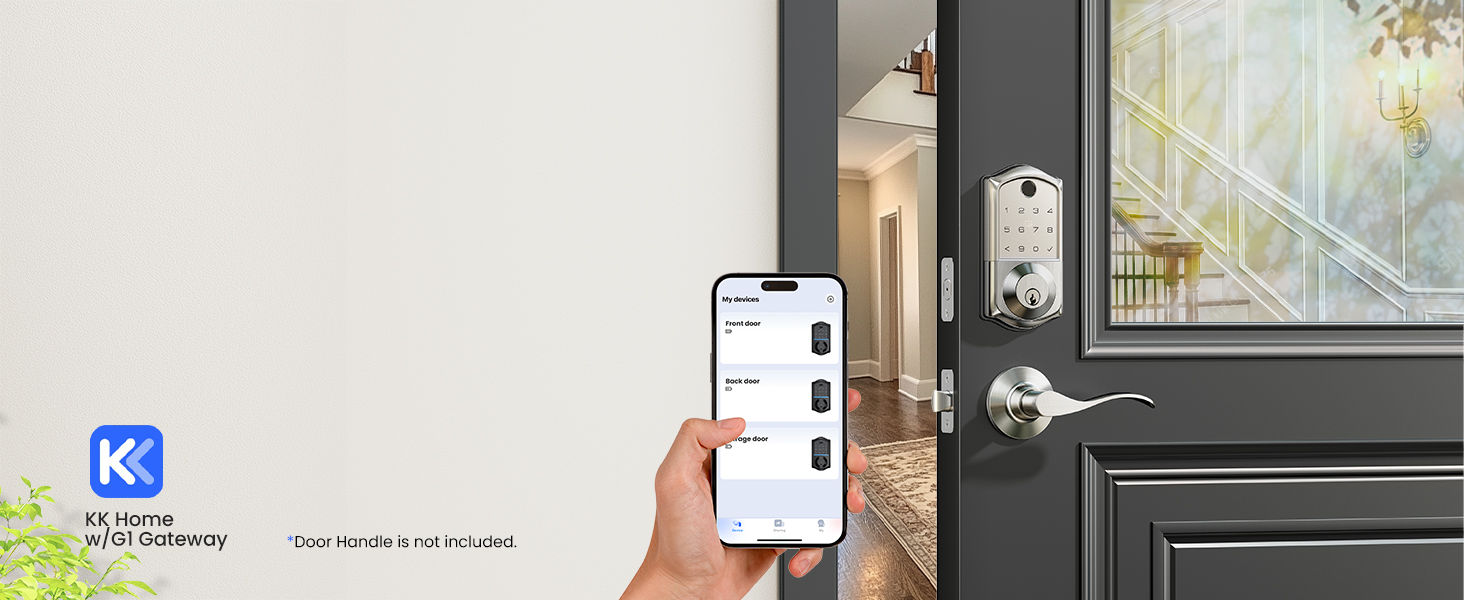 Veise Fingerprint Smart Door Lock