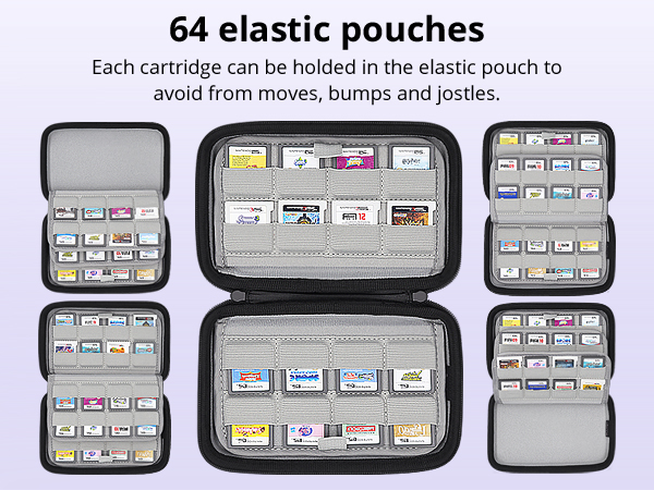 sisma game organizer for nintendo 3ds ds swtich 2 game cards