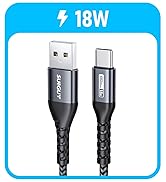SUNGUY USB C Cable 3A USB to USB C Cable Fast Charging Data Transfer Braided