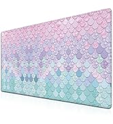 Samgula XXL Mouse Pads Pink Desk Pad, Gaming Mouse Pad Desk Decor for Girls Desktop Mat, Keyboard...