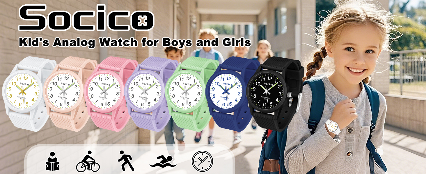 kids analog watch