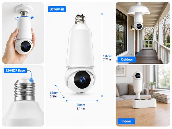 blub camera wifi outdoor