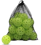 Magicorange Pickleball Balls, 40 Holes Outdoor Pickleballs, High Elasticity & Durable Pickle Ball...