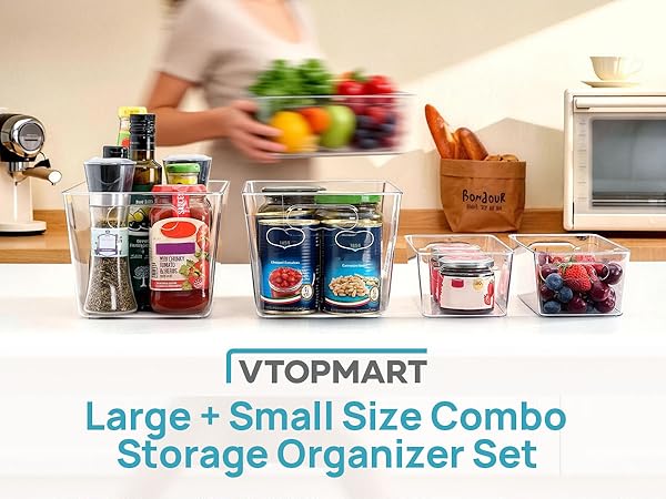 clear storage bin