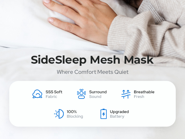 Sleep headphones Bluetooth Mesh Mask