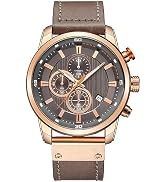 FANMIS Mens Sport Military Analog Quartz Watch Chronograph Classic Casual Business Dress Waterpro...