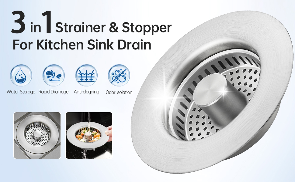 kitchen sink drain strainer