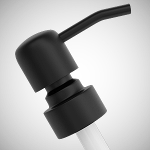 black soap pump