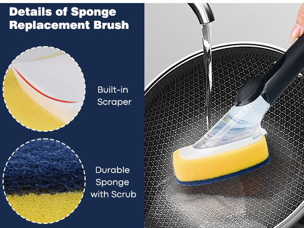 Sponge Brush Refills for OXO Dish Brush
