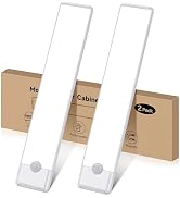 YLXS Motion Sensor Under Cabinet Lights, Magnetic Rechargeable Under Counter Closet Light, Wirele...