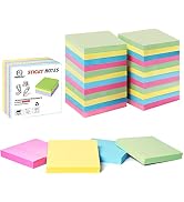 Sticky Notes 3x3 Inches Bulk 28 Pack 2800 Sheets Colored Self-Stick Pads, 100 Sheets/Pad, 4 Brigh...