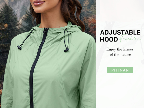 Womens rain jacket