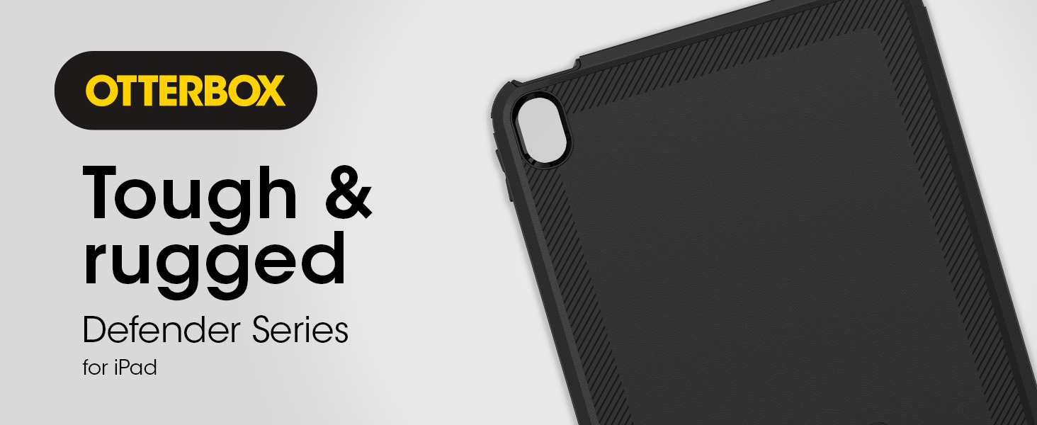 otterbox defender case, ipad 10th gen case, black defender case, ipad 10th gen case, otterbox ipad