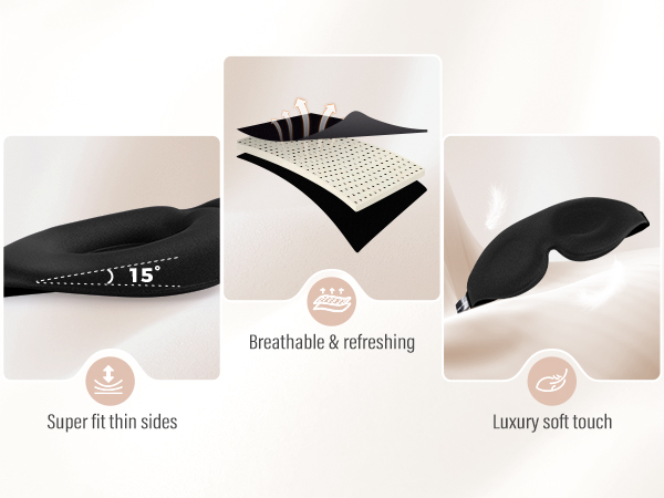 Lightweight soft breathable luxury luxurious memory foam smooth washable durable silky cool