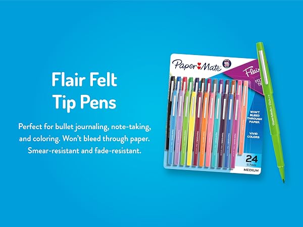 Flair Felt Tip Pens