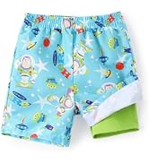 Disney Stitch Spiderman Star Wars Cars Toy Story Mickey Boy Swim Trunks UPF50+Swim Shorts Compres...