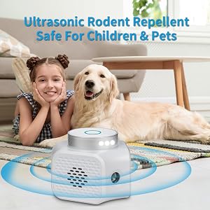 ultrasonic rodent repellent safe for kid and pets
