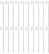 20Pcs Silver Stainless Steel Plant Label Hooks,Hanger Gardens Stake,Garden Markers Stake Plant La...