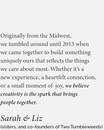 Two Tumblweeds story and purpose