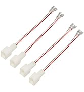 RED WOLF Car Door Speaker Wiring Harness Adapter Connector Plug Compatible with Nissan sentra Alt...