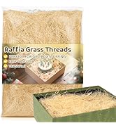 Sukh Raffia Grass Threads 5.3OZ - Shred for Gift Wrapping Easter Grass Basket Gift Box Filler Pac...