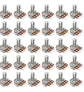 Taiss 30pcs 10K Potentiometer Variable Resistors 3 Terminals Linear Taper Rotary Audio B Type Pot...