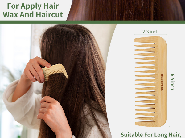 bamboo hair comb set