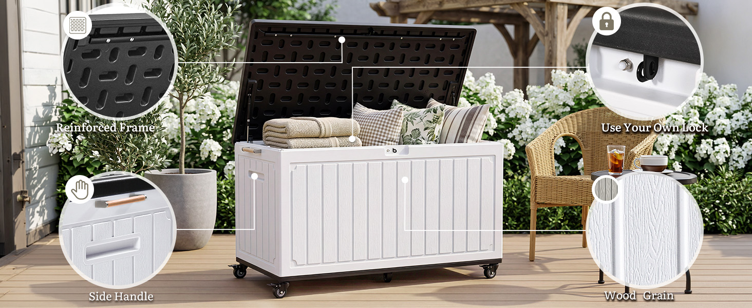90 gallon outdoor storage box
