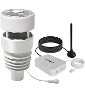 Ecowitt GW3011 Weather Station, Includes GW3010 Gateway and WS90 Solar Powered Anti-Vibration Hap...