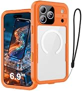 FXXXLTF for iPhone 18/17 Pro Max Case, IP68 Waterproof Protective Cover | Built-in Screen & Camer...