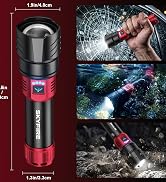 SKYFIRE LED Flashlights High Lumens with Ignition Lens