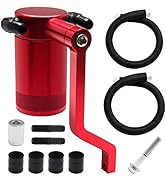 TEMSONE Oil Catch Can New 5.7 HEMI Z-Bracket Technology Billet Compatible with 2011-2021 6.4L Chr...