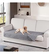 TAOCOCO 100% Waterproof Couch Cushion Cover Reversible Sofa Seat Cover for Dogs Pets Chaise Couch...