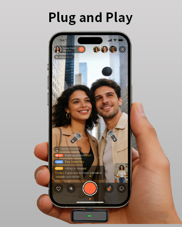 wireless mini lavalier microphone