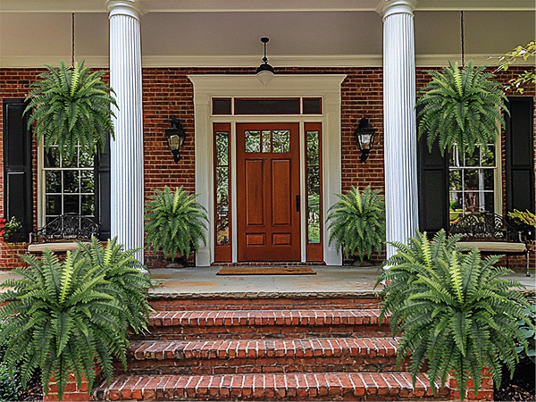artificial ferns for outdoor planters