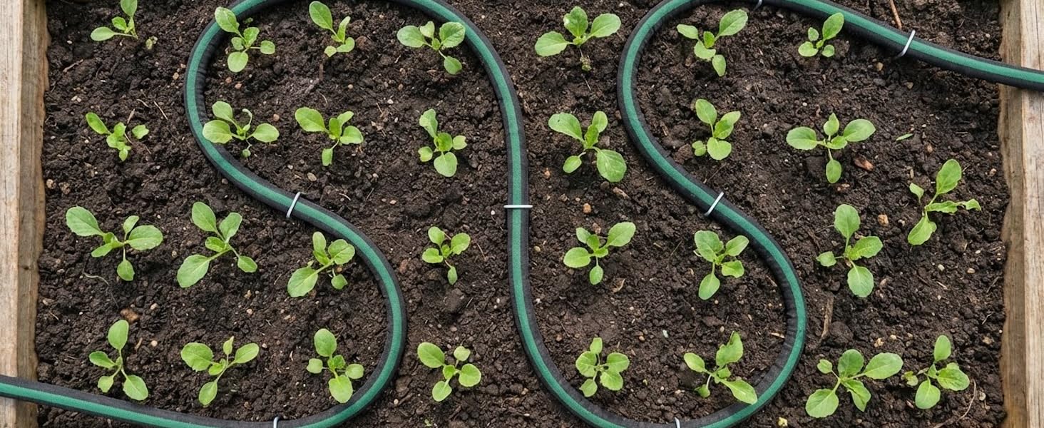 80% water saving drip irrigation hose
