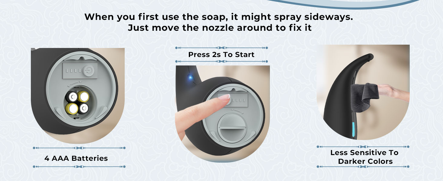 touchless soap dispenser