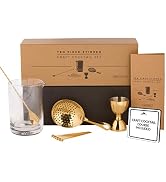 A Bar Above Old Fashioned Cocktail Kit – 10 Pc Cocktail Mixing Glass Set, Stirred Martini Set inc...