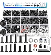 Bemaka 540Pcs RC Screw Kit, Hardware Fasteners RC Car Screws Assortment Kit Universal RC Car Part...