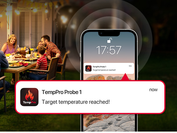 thermo pro digital meat thermometer bbq thermometer for smoker bluetooth temperature probe