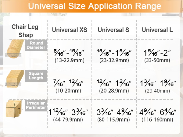 chair leg floor protectors