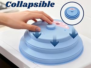 collapsible microwave cover